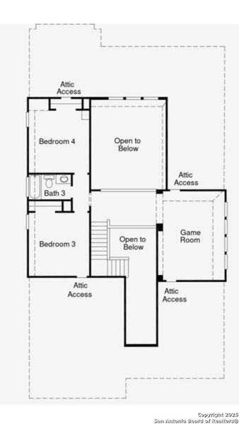 2D floor plan layout of this home in Homestead, Schertz, TX (Image 4). 2D floor plan layout of this home in Homestead, Schertz, TX (Image 4).