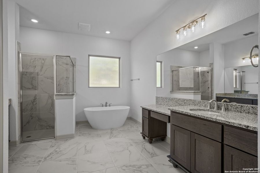 Furnished interior view inside a new home in Highland Estates, San Antonio (Image 5).