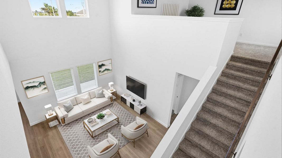 Representative furnished interior of a home built from the Texoma by D.R. Horton in Lago Mar 50' Homesites, Texas City (Image 14).