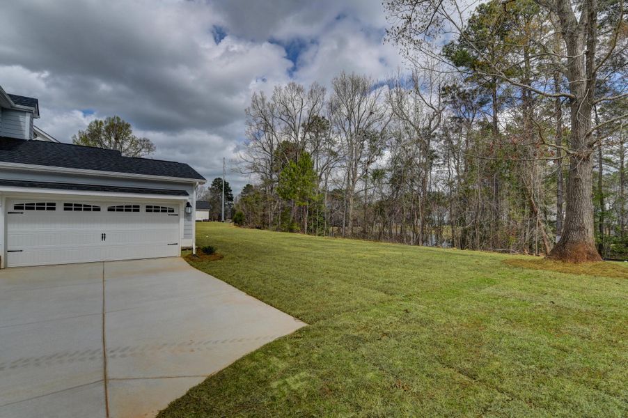 Exterior details and patio area of a home in Clubside Reserve at Summerlake, Lexington (Image 3).