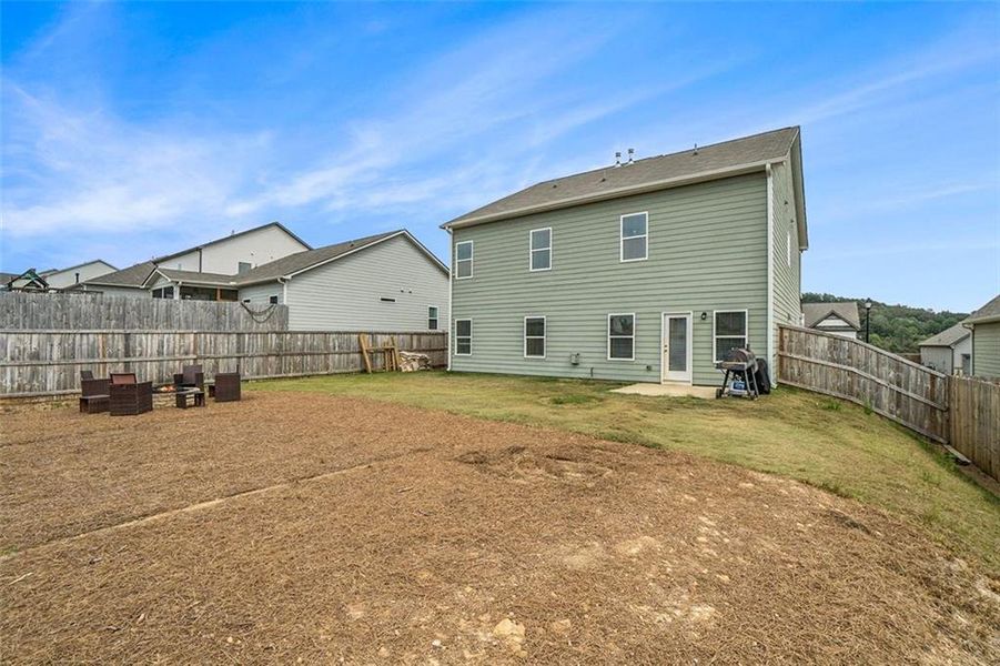 Exterior details and patio area of a home in , Cartersville (Image 18).
