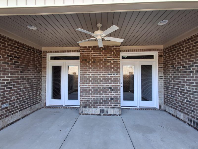Exterior details and patio area of a home in Weybridge, Burlington (Image 25). Exterior details and patio area of a home in Weybridge, Burlington (Image 25).