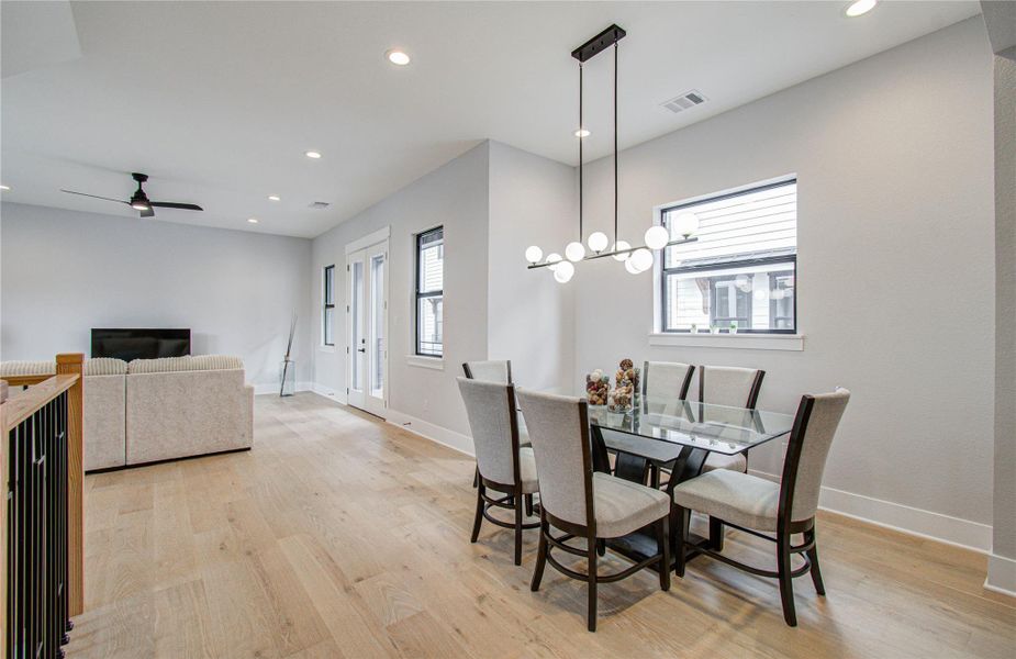 Furnished interior view inside a new home in , Houston (Image 6).