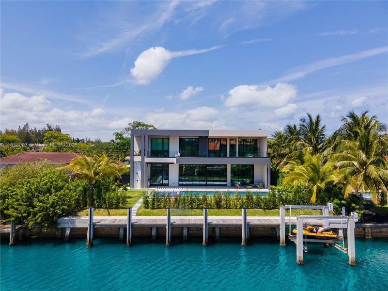 Front exterior of a new home in , Hallandale Beach, FL, highlighting curb appeal (Image 25).
