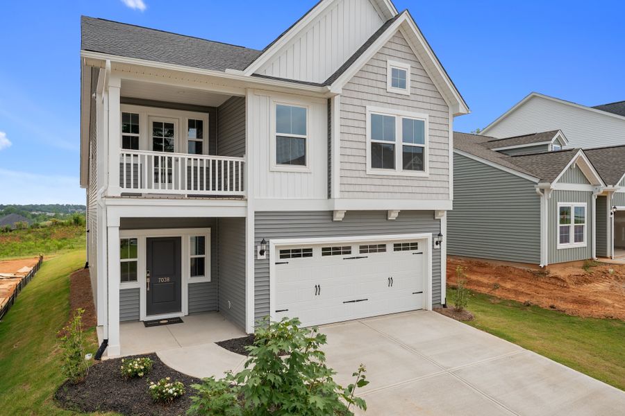 Front exterior of a new home in Landmark Commons, Boiling Springs, SC, highlighting curb appeal (Image 27).