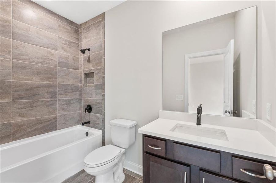 Furnished interior view inside a new home in Ashbury Commons, Powder Springs (Image 17).