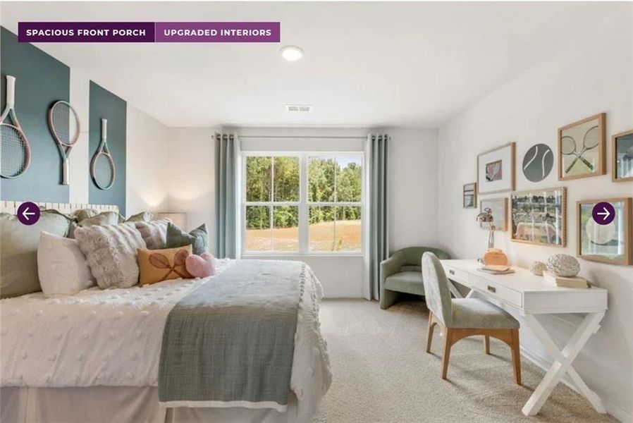Furnished interior view inside a new home in Reserve at Gum Springs, Jefferson (Image 14).