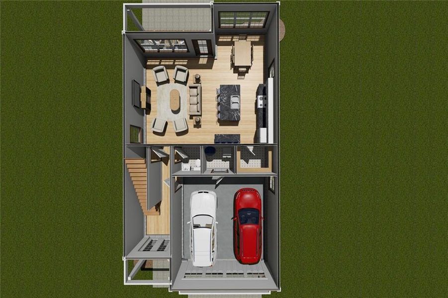 2D floor plan layout of this home in , Forest Park, GA (Image 6). 2D floor plan layout of this home in , Forest Park, GA (Image 6).