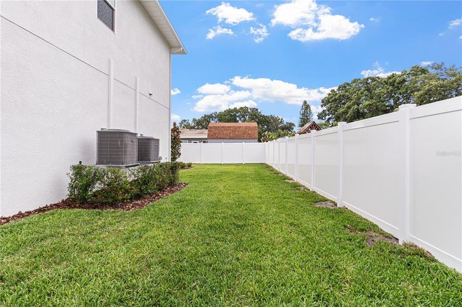Exterior details and patio area of a home in , Tampa (Image 41). Exterior details and patio area of a home in , Tampa (Image 41).