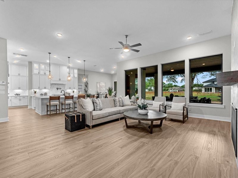 Furnished interior view inside a new home in , Fulshear (Image 13).