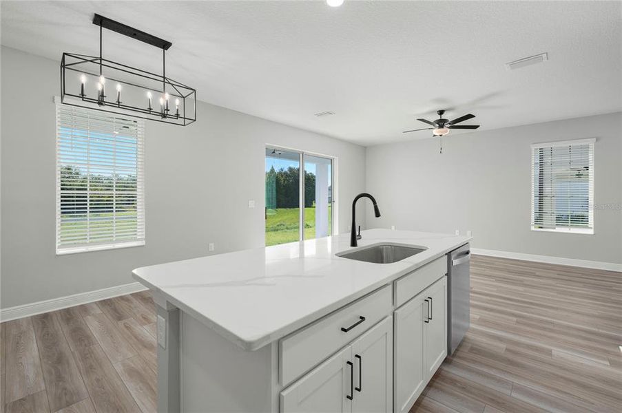 Furnished interior view inside a new home in , Kissimmee (Image 7).