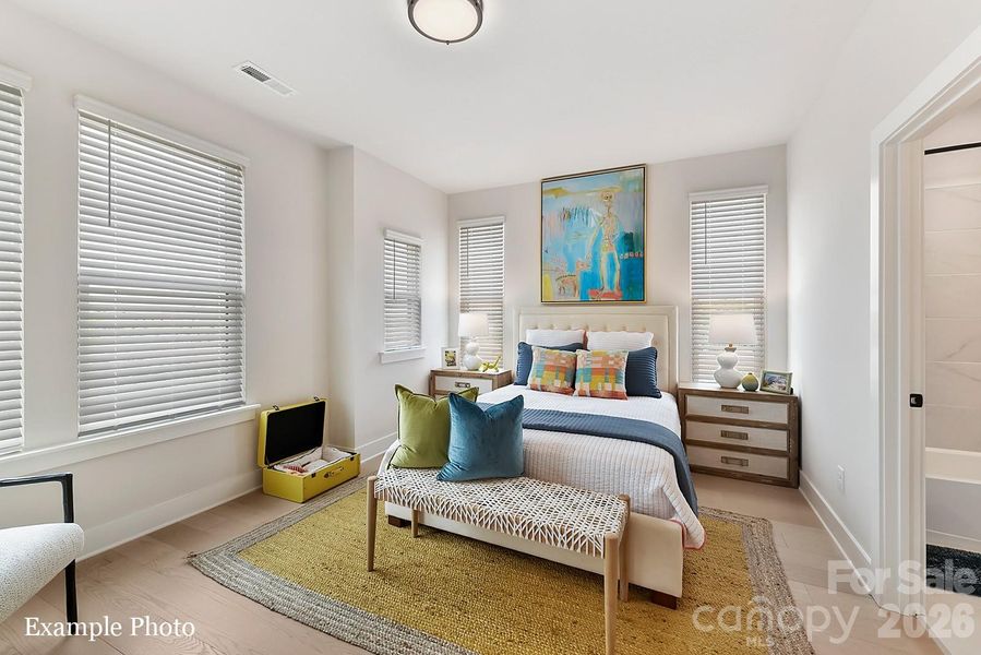 Furnished interior view inside a new home in North End Terraces, Charlotte (Image 15).