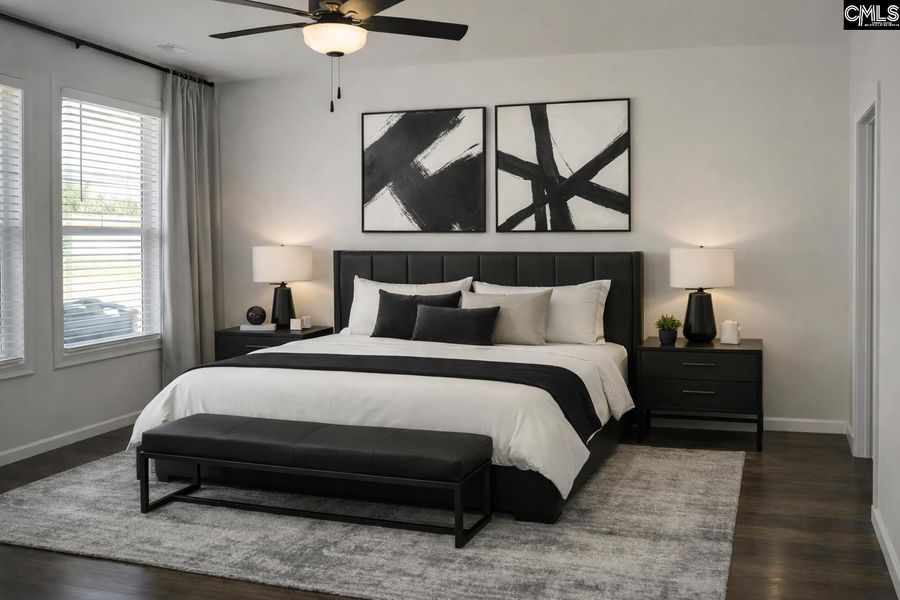 Furnished interior view inside a new home in Bickley Station, Irmo (Image 9). Furnished interior view inside a new home in Bickley Station, Irmo (Image 9).