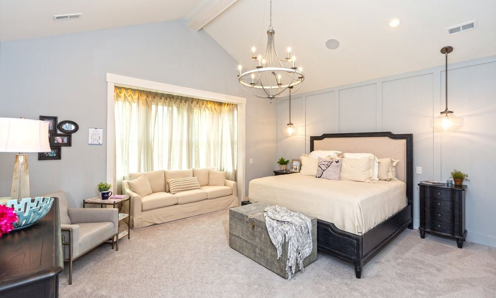Representative furnished interior of a home built from the Marin by Classica Homes in McLean - Hunts Point, Belmont (Image 16).