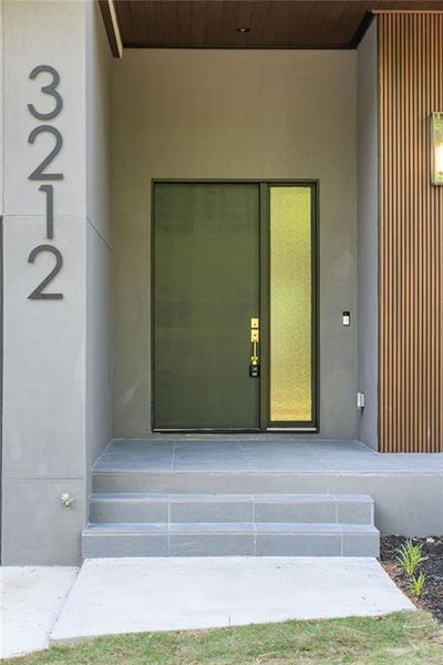 Exterior details and patio area of a home in , Atlanta (Image 29).