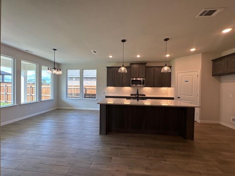 Furnished interior view inside a new home in Cedar Ridge Estates, Anna (Image 6). Furnished interior view inside a new home in Cedar Ridge Estates, Anna (Image 6).
