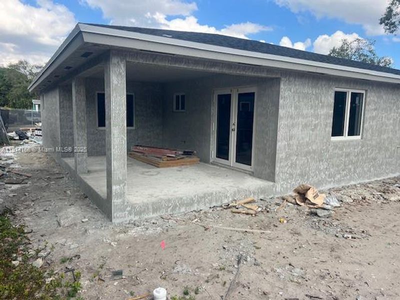 In-progress construction of a new home in , Miami Gardens, FL (Image 4).