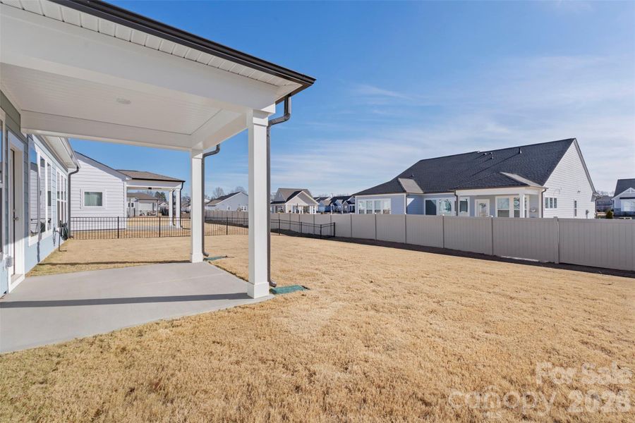 Exterior details and patio area of a home in Encore at Harmony, Harrisburg (Image 3).