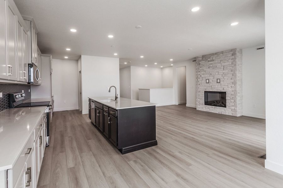 Representative furnished interior of a home built from the Morrison by Hartford Homes in Prairie Song, Windsor (Image 9).
