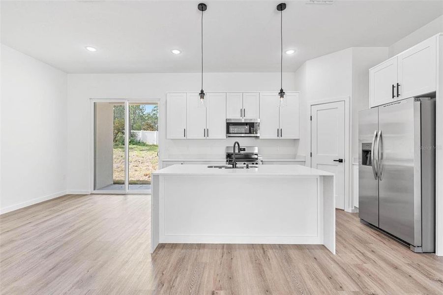 Furnished interior view inside a new home in , Citrus Springs (Image 6). Furnished interior view inside a new home in , Citrus Springs (Image 6).