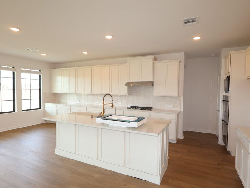 Furnished interior view inside a new home in Lone Star Landing, Montgomery (Image 10).