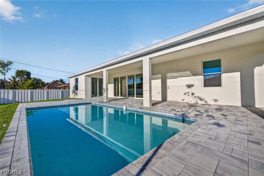 Exterior details and patio area of a home in Cape Coral, Cape Coral (Image 3). Exterior details and patio area of a home in Cape Coral, Cape Coral (Image 3).