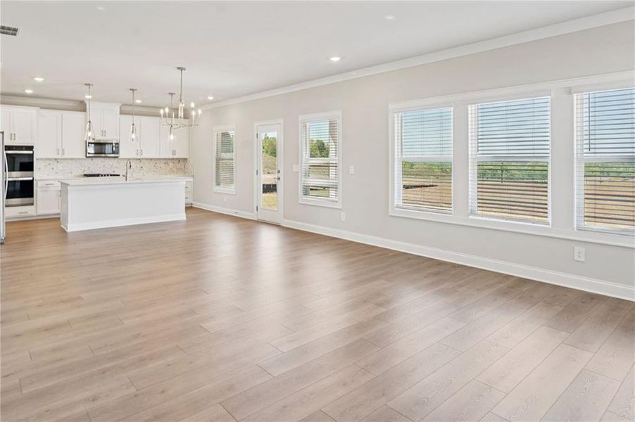 Spacious, unfurnished interior of a new home in River Pointe, Monroe (Image 37).