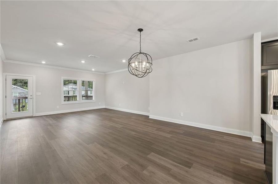 Spacious, unfurnished interior of a new home in Martin Springs - Highland Series, Lawrenceville (Image 20).