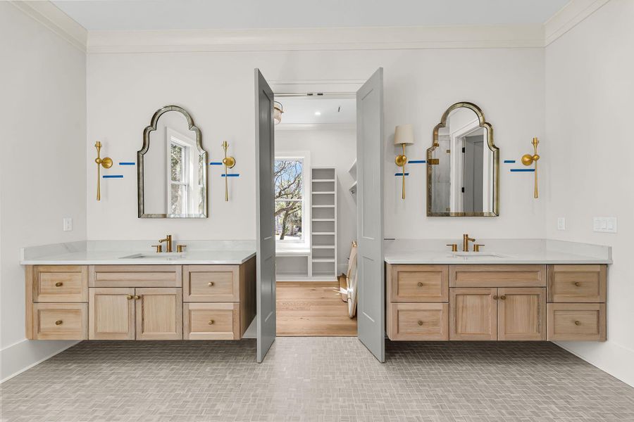 Furnished interior view inside a new home in , Isle Of Palms (Image 11).