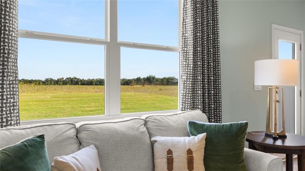 Furnished interior view inside a new home in The Gables at Agricultural Village, Perry (Image 41).
