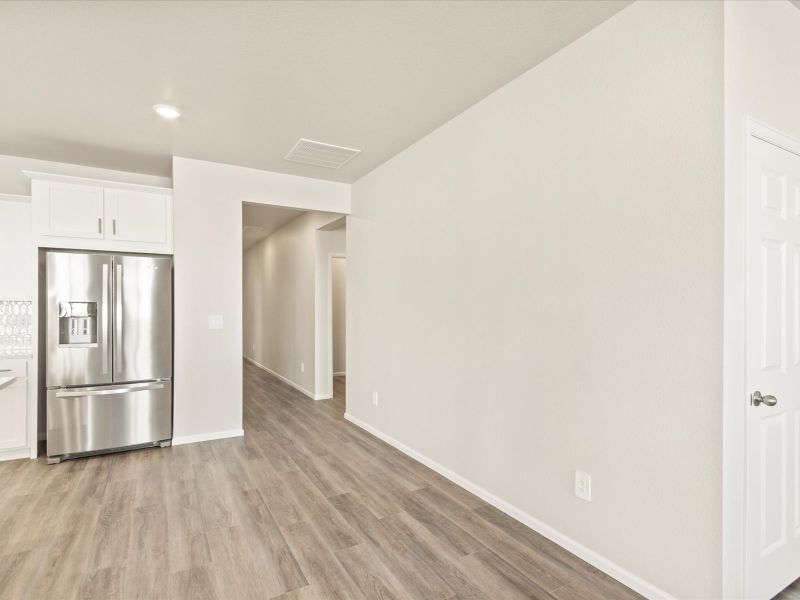 The Cherry Creek floorplan interior image taken at a Meritage Homes community in Northern Colorado.