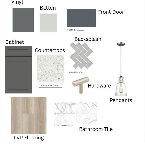 View of a document with a collage of images