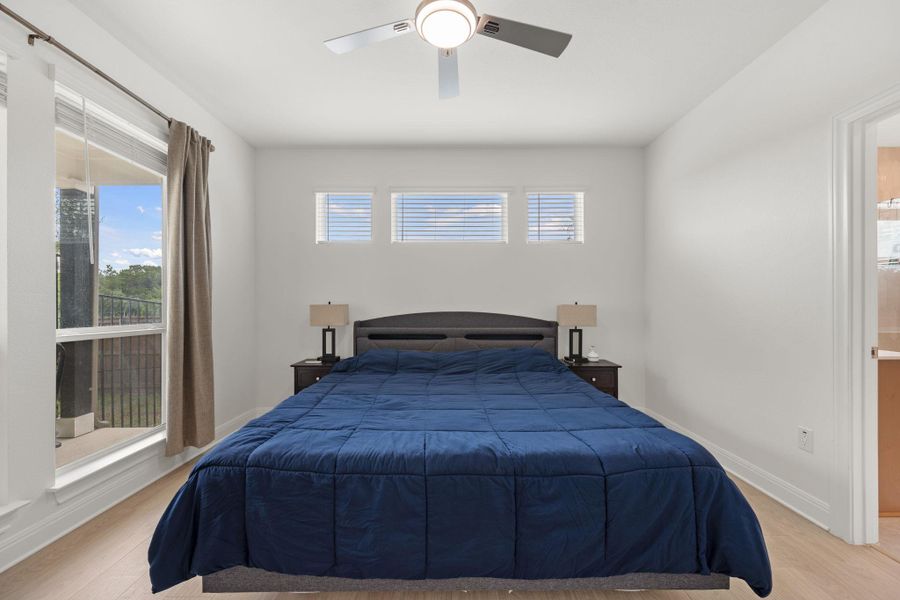 Furnished interior view inside a new home in Messinger Village, Austin (Image 19).