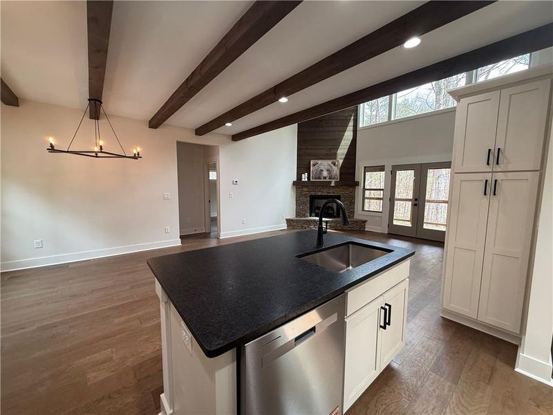 Furnished interior view inside a new home in , Ellijay (Image 15).