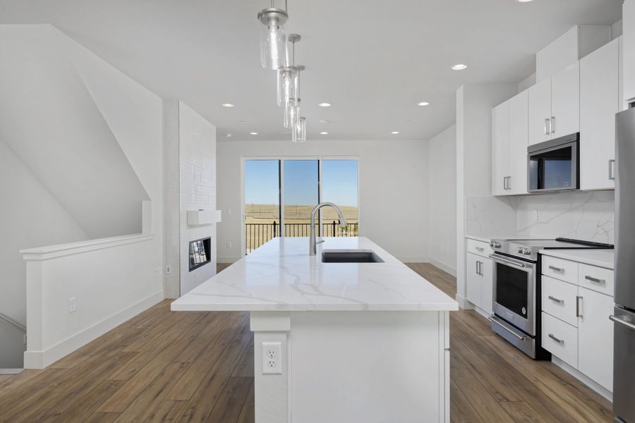 Furnished interior view inside a new home in Loretto Heights - Rise Collection, Denver (Image 2).
