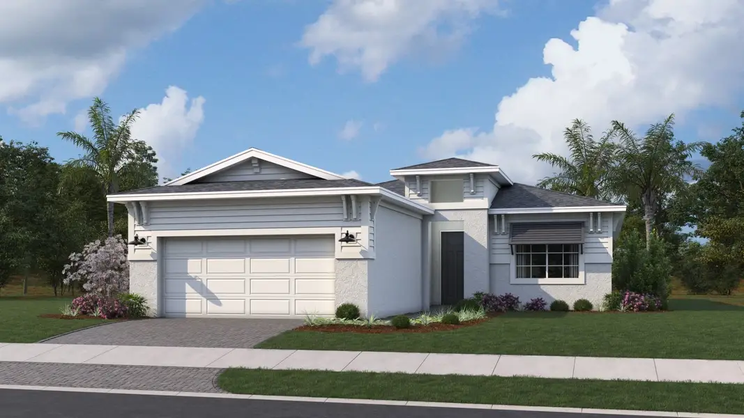 Coastal with Front Load Garage Coastal with Front Load Garage