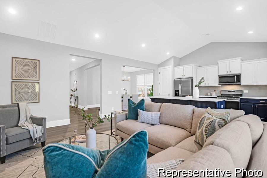 Furnished interior view inside a new home in , Ravenel (Image 14).