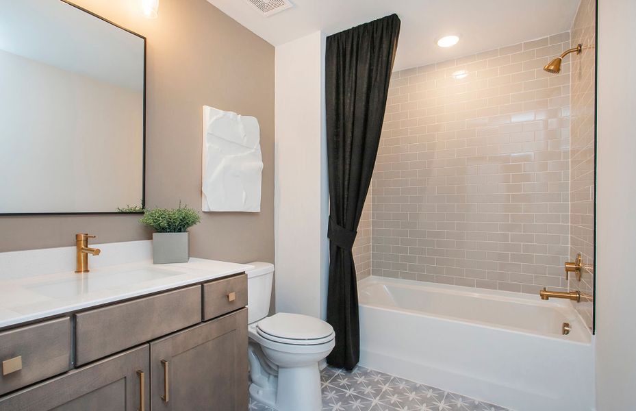 Mystique Third Bath at Active Adult Community Del Webb Barton Village near Nashville.