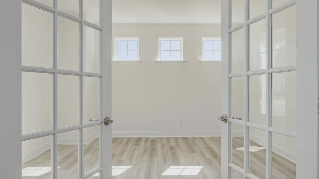 Furnished interior view inside a new home in Station Pointe, Angier (Image 5).