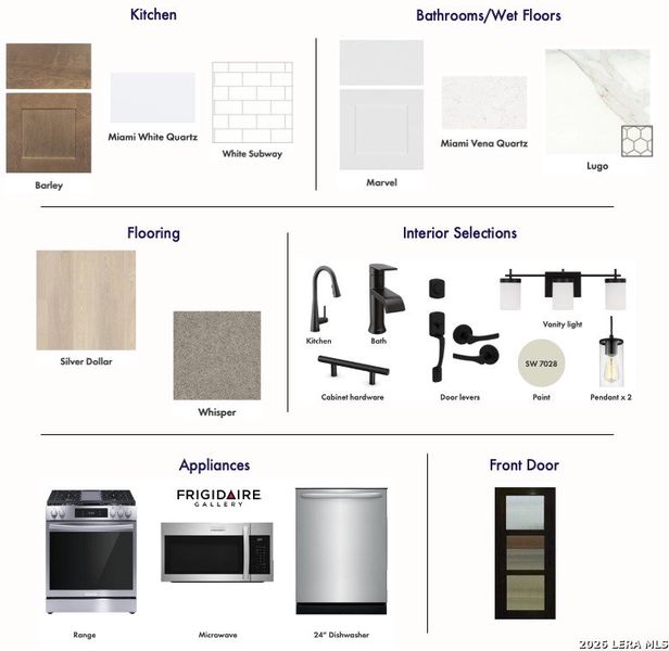 Sample of building materials used in homes in Mayfair - Select Garden Series, New Braunfels (Image 15).