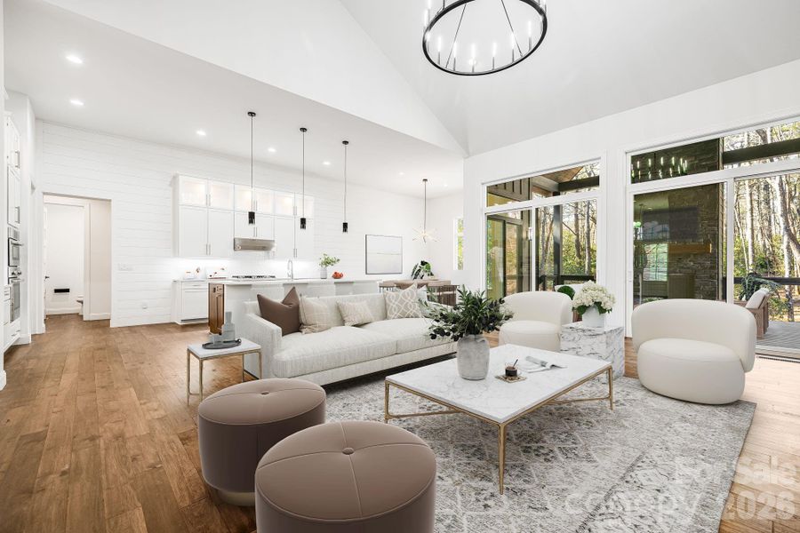 Furnished interior view inside a new home in , Sapphire (Image 29).