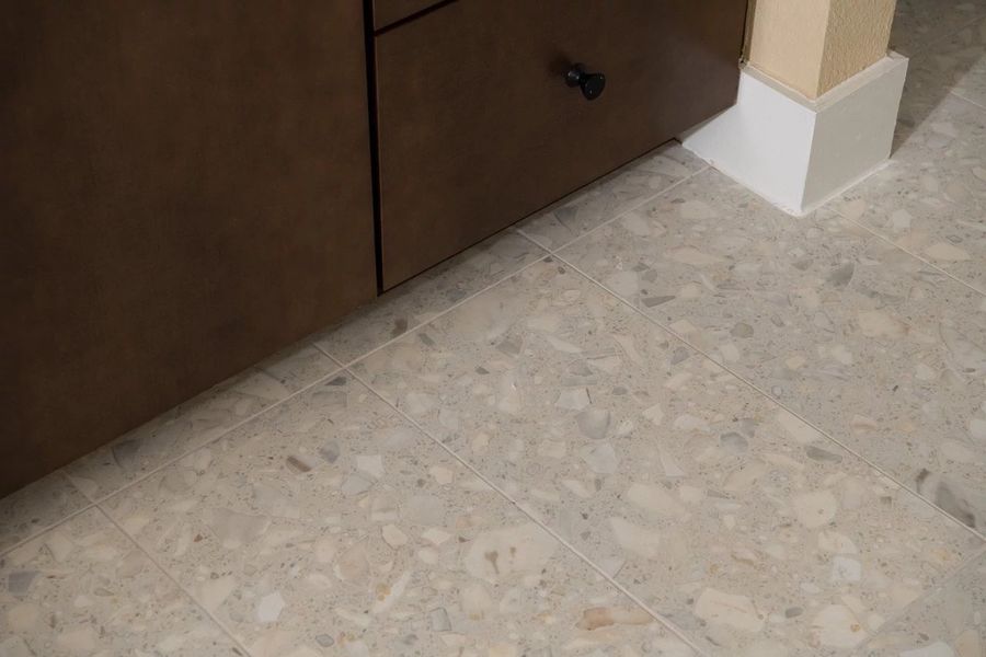 Primary Bathroom Floor Detail