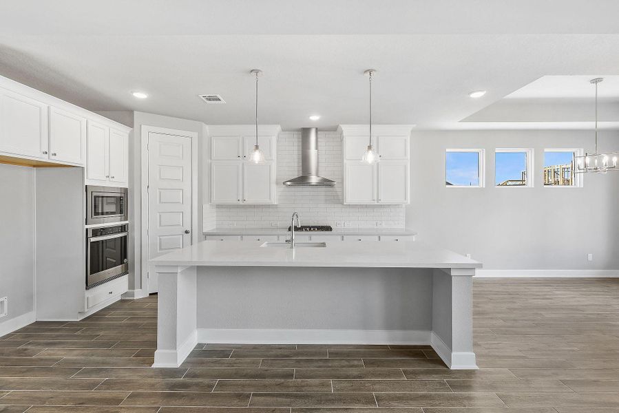 Representative furnished interior of a home built from the The Davenport by Westin Homes in Everly, Richmond (Image 9).
