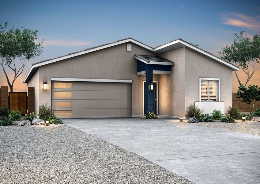 Representative exterior photo of a completed home built from the Ash by LGI Homes in Bisbee Ranch, Casa Grande, AZ (Image 2).