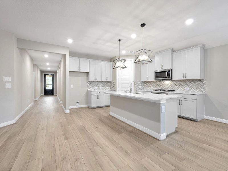 Furnished interior view inside a new home in Pine Lake Cove - Classic Series, Montgomery (Image 8).
