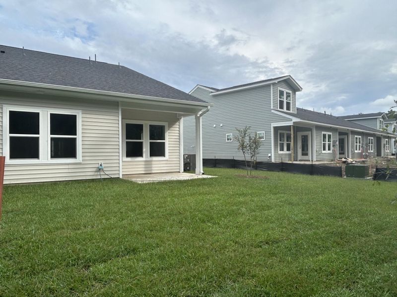 Exterior details and patio area of a home in Hammock Walk at Nexton, Summerville (Image 23).