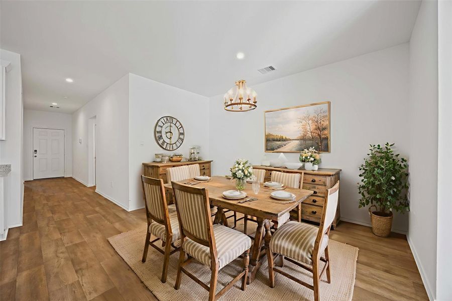 Furnished interior view inside a new home in Tamarron, Fulshear (Image 7).