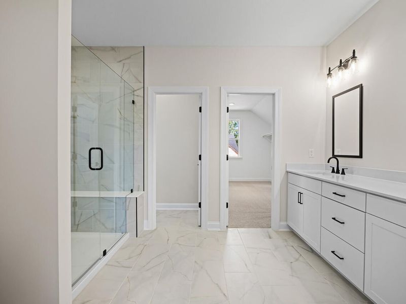 Furnished interior view inside a new home in Rockport, Wake Forest (Image 11).