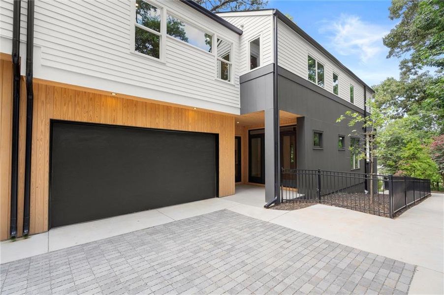 Exterior details and patio area of a home in , Atlanta (Image 3). Exterior details and patio area of a home in , Atlanta (Image 3).