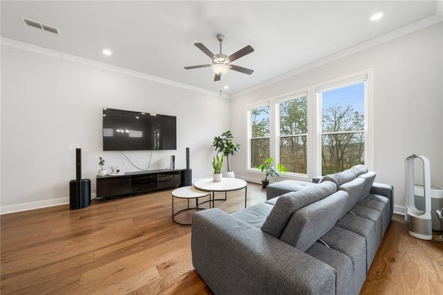 Furnished interior view inside a new home in , Buford (Image 18). Furnished interior view inside a new home in , Buford (Image 18).